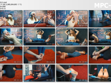 RF0012 RussianFetish_Ameliya long tickle torture with tied toes in different pos